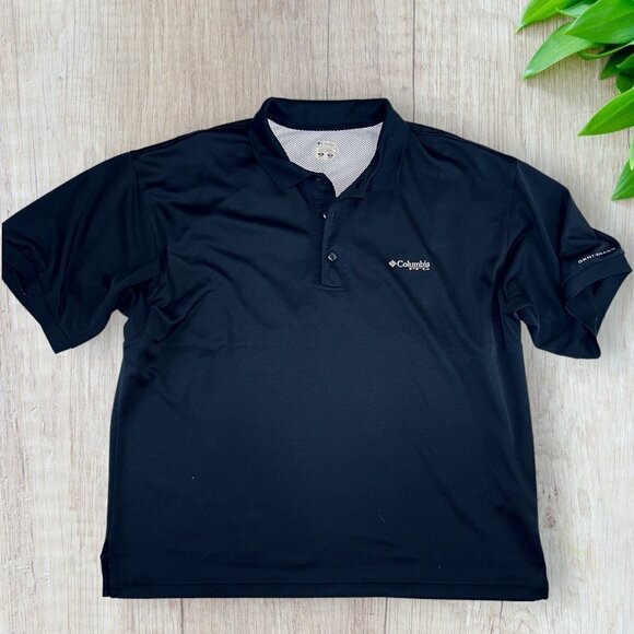 COLUMBIA Perfect Cast Polo Shirt PFG Omni Shade Performance UPF 50 Mesh XL - Picture 1 of 6